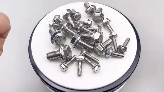Fabricante de fixadores Parafuso sextavado de aço inoxidável A4